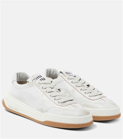 sneakers miu miu donna|farfetch miu michu sneakers.